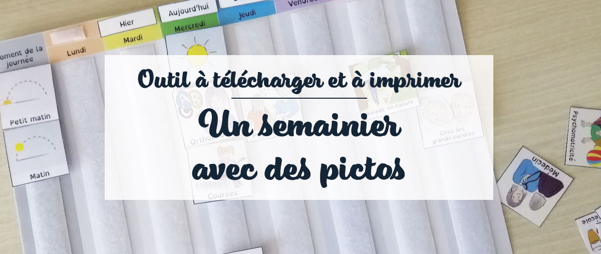 Planificateurs Hebdomadaires à imprimer : Semainier PDF gratuit